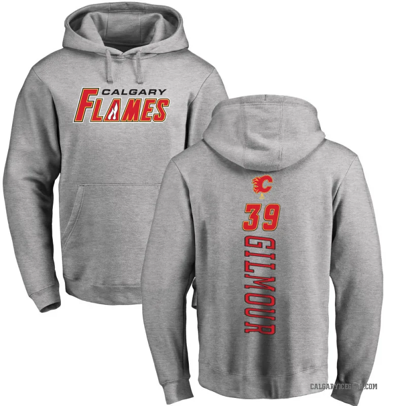 Doug Gilmour Youth Calgary Flames Branded Ash Backer Pullover Hoodie