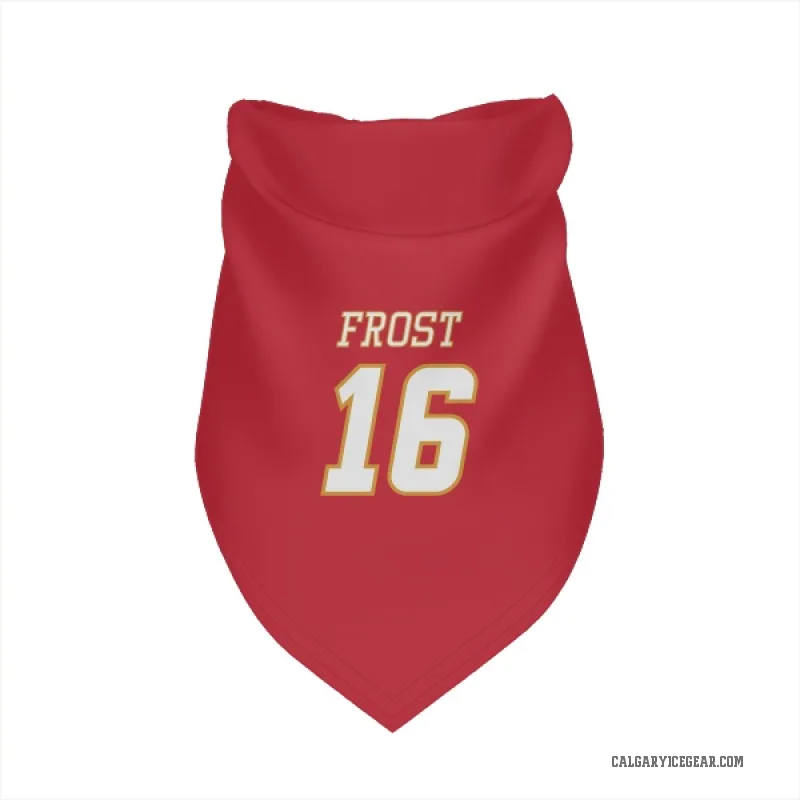 Morgan Frost  White Calgary Flames   Red  Cat & Dog Pet Bandana