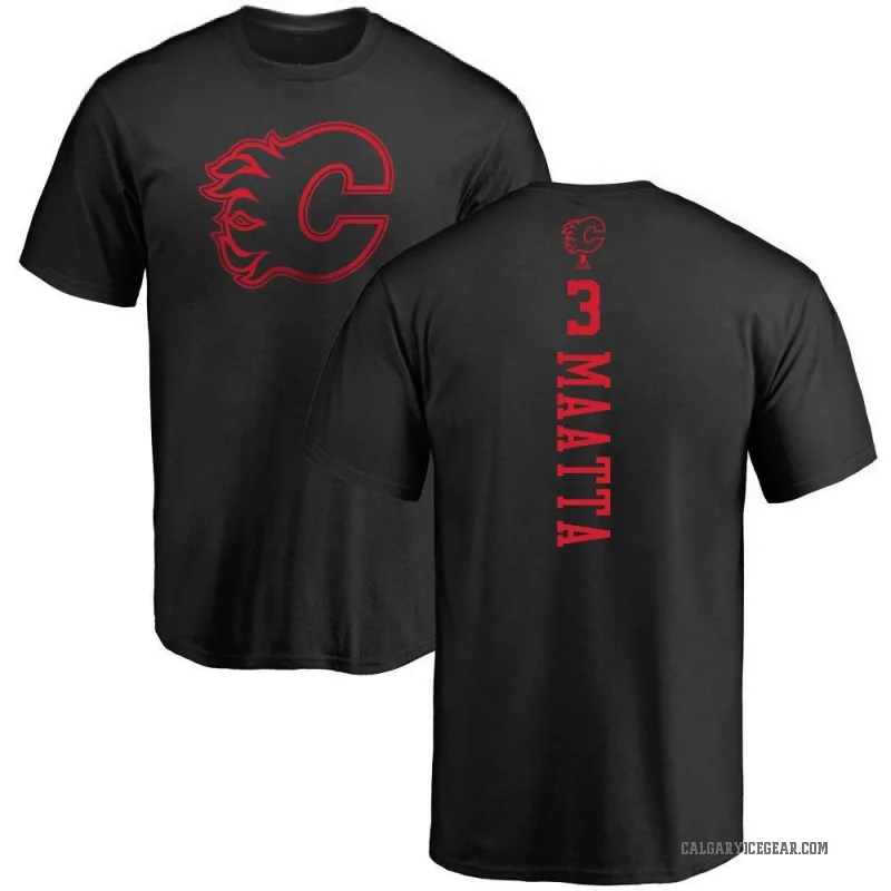 Olli Maatta Youth Black Calgary Flames One Color Backer T-Shirt -