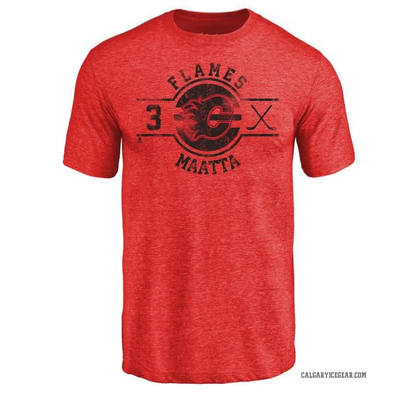 Olli Maatta Youth Red Calgary Flames Insignia T-Shirt -