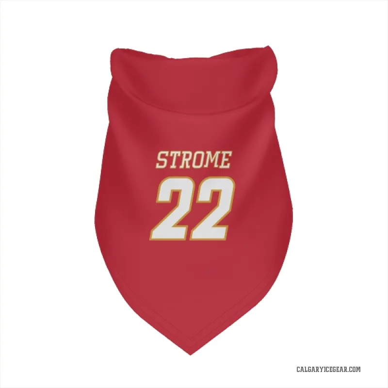 Ryan Strome  White Calgary Flames   Red  Cat & Dog Pet Bandana