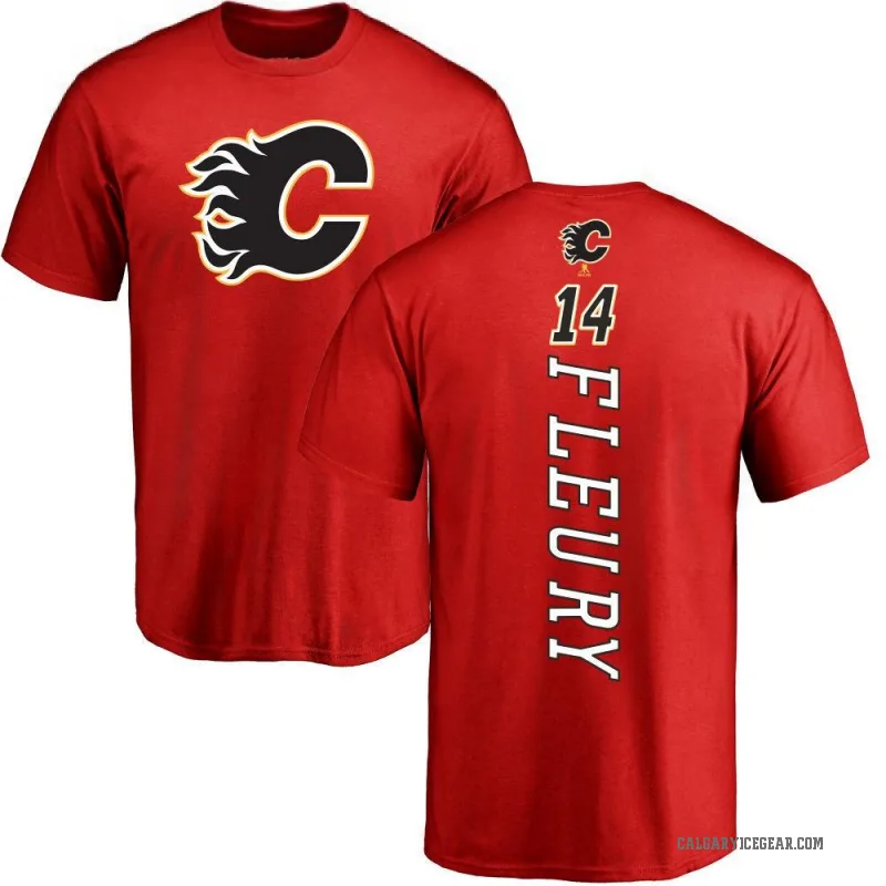 Theoren Fleury Youth Red Calgary Flames Backer T-Shirt -
